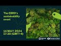 The ebrd sustainability event