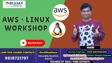 AWS + Linux Workshop for Beginners | Hands-On Cloud & Linux Training | Complete DevOps Basics