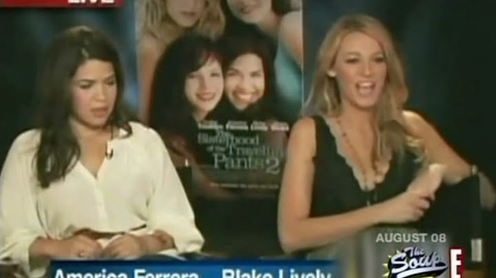 America Ferrera rolls her eyes as Blake Lively discusses Gossip Girl on Good Day LA