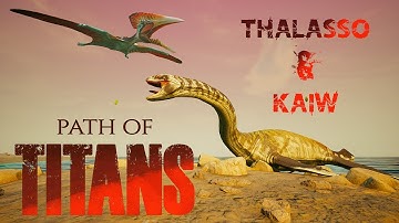 First Flyer And Fully Aquatic Are Out With Gondwa Map! Update Showcase -Path of Titans Gameplay-