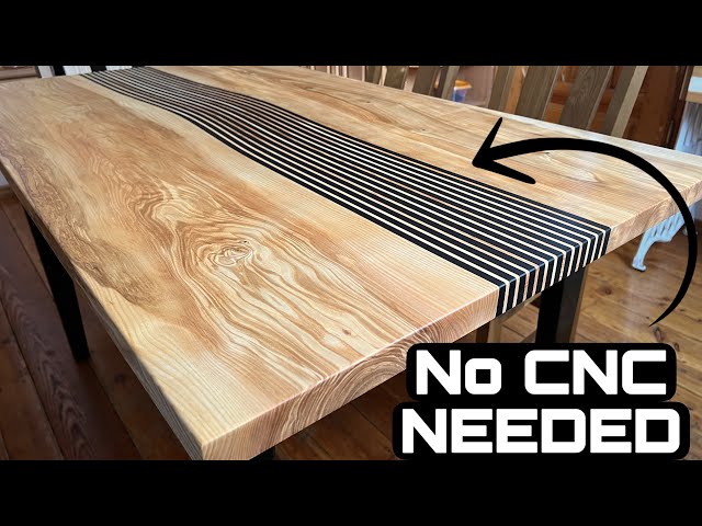 Bending wood river table you never seen before | Epoxy table - YouTube