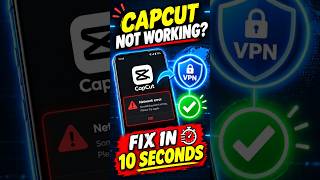 CapCut No Internet Connection Problem Solved in 10 Seconds!#CapCutFix #EditingTips#TechHack#Shorts