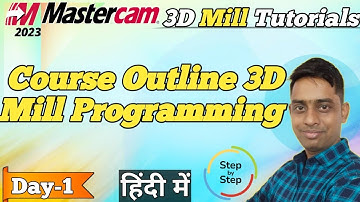 Mastercam 2023 3D CAM Programming Course Outline - Everything You Need