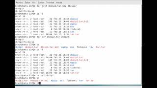 Comprimir descomprimir Linux. Tar, gzip, bzip2 y xz