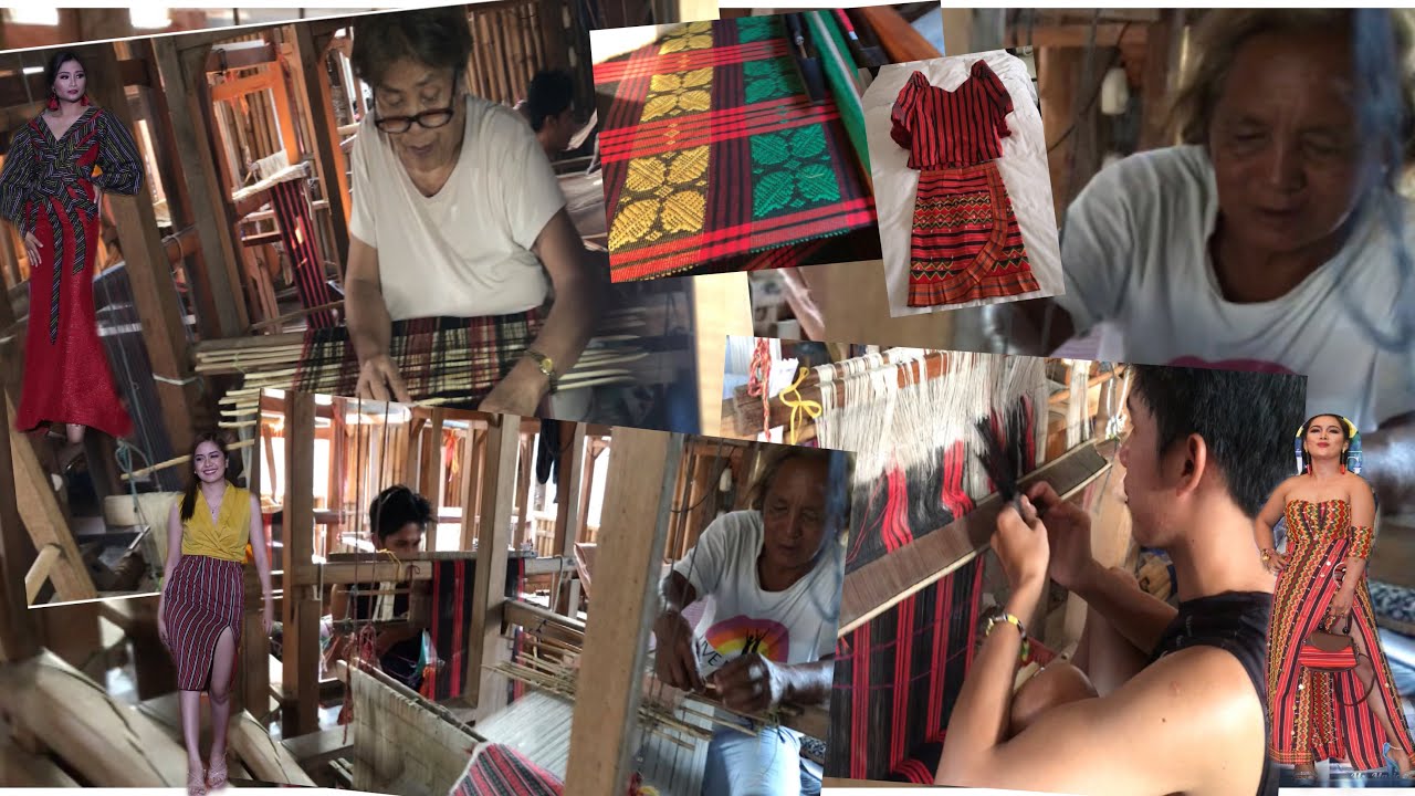 Piningitan Abel / abol / inabol / paghahabi hand loom weaving ng Abra ( piningitan ...