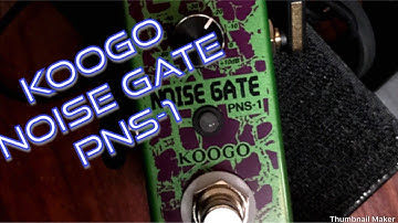 🎸Koogo Noise Gate Pedal Demo