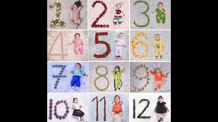 أفكار لتصوير الأطفال كل شهر 👶🏻أفكار جديدة لتصوير الأطفال بطريقة احترافية 😍 الجزء الثالث
