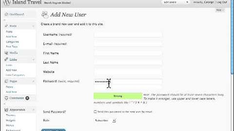 How to add Multiple New User in Wordpress Blog