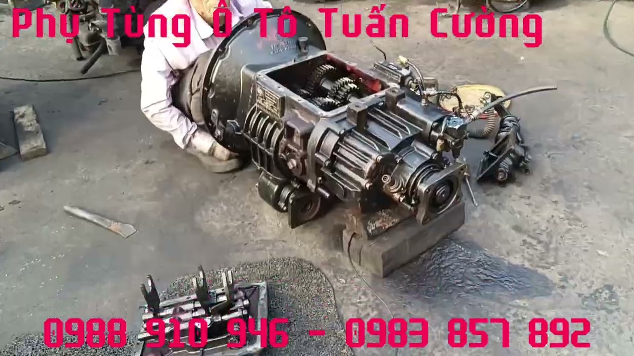 Hộp số 8 số 2 Tầng loại Chậm chịu tải cao, Phù hợp cho các xe từ 7...10 Tấn. Alo e 0988 910 946.