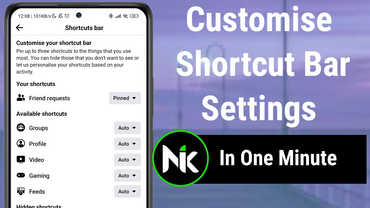 how-to-customise-facebook-shortcut-bar-settings-2024-youtube
