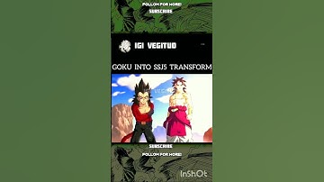 GOKU INTO SSJ5 TRANSFORM ( Dragon Ball super Heroes )🔥😈#shorts #dbs #dragonball #goku