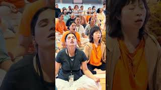 Hatha Yoga Teacher Trainees receive Aumkar initiation