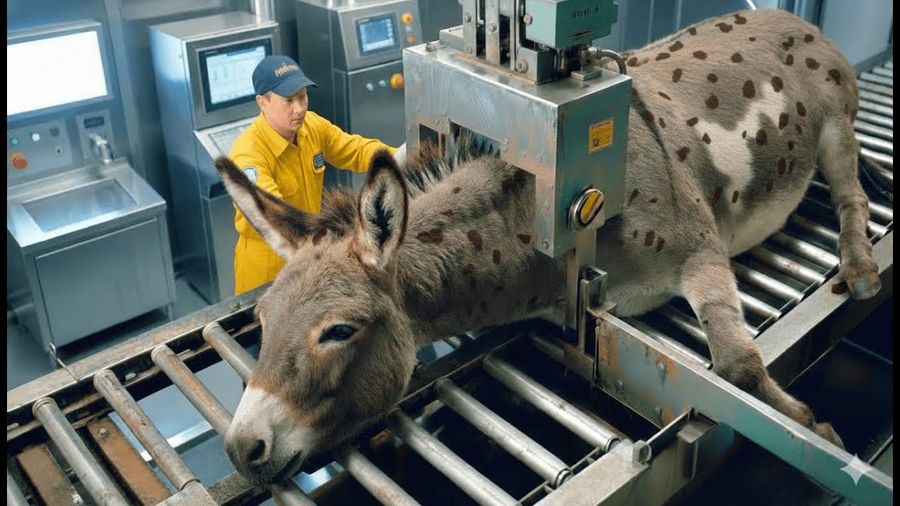 Inside the Donkey-Leather Factory | From Raw Hide to High-End Luxury Leather (Full Process)