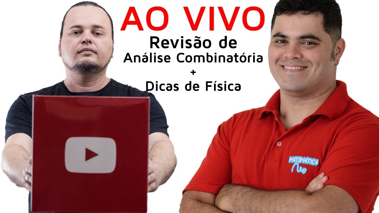 🔴 Revisão ENEM 2017 ANÁLISE COMBINATÓRIA (PFC, Permutação, Arranjo e Combinação) 👉 Dicas de Física