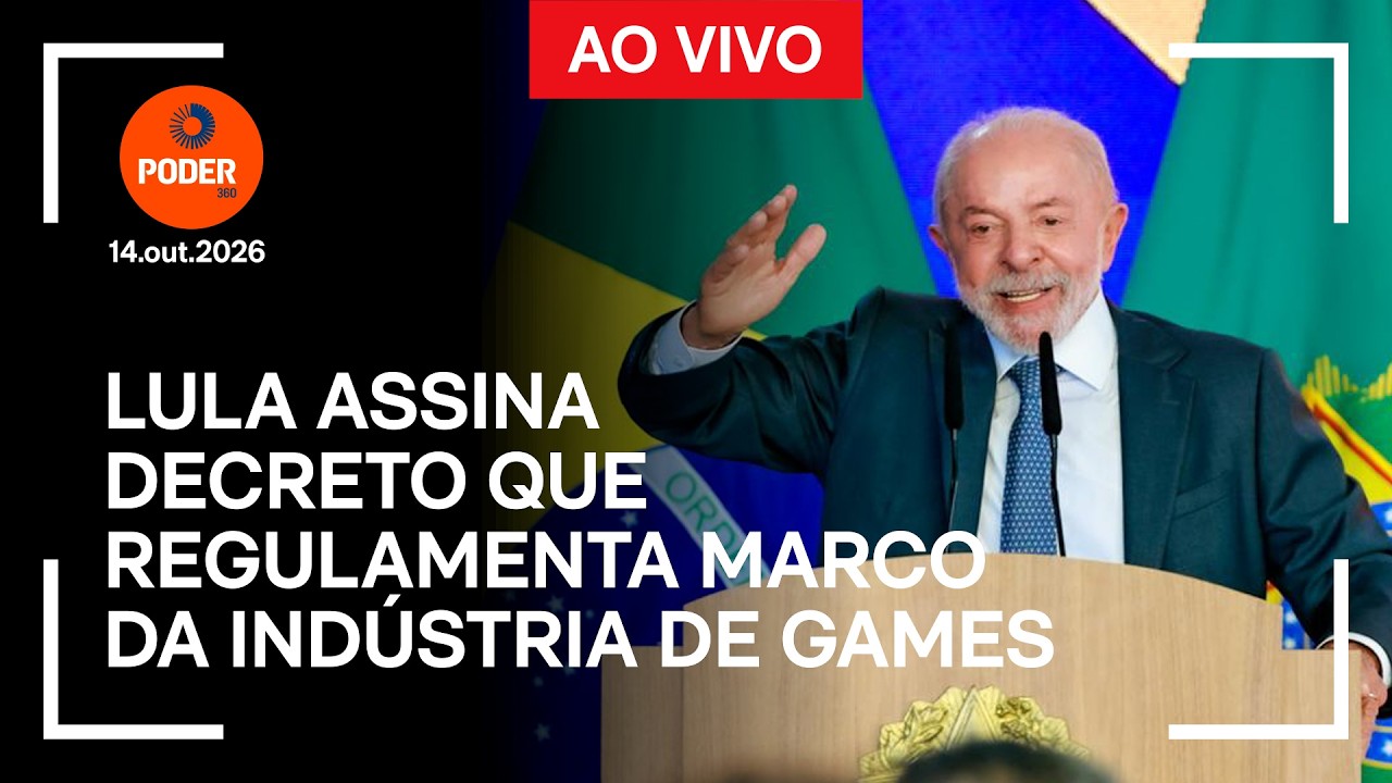 Ao vivo: Lula assina decreto que regulamenta marco da indústria de games