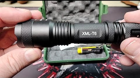 Cvlife flashlight xml-t6 unboxing