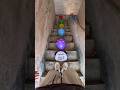 Challenge the staircase obstacle course and pop the colorful balloons! #balloon