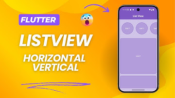 Flutter ListView Tutorial 2025 | Horizontal  ListView | Vertical ListView | Flutter UI Design 2025