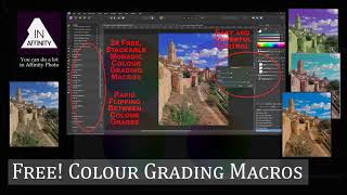 Free! Colour Grading Macros (24 Monadic Primary to Tertiary Grades)