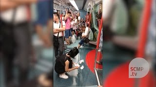 Mainlander child pees on Hong Kong MTR train on National Day holiday
