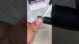 Simple, clean, and easy to apply solid gel glue 💅#unagella #nail #unagellatips #Summervibes