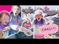 THE GIRLS GOT A MEGA SURPRISE AT THE BEACH! FLORIDA DAY 2!