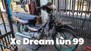 Rã bán phụ tùng xe Dream lùn 99 bãi Campuchia