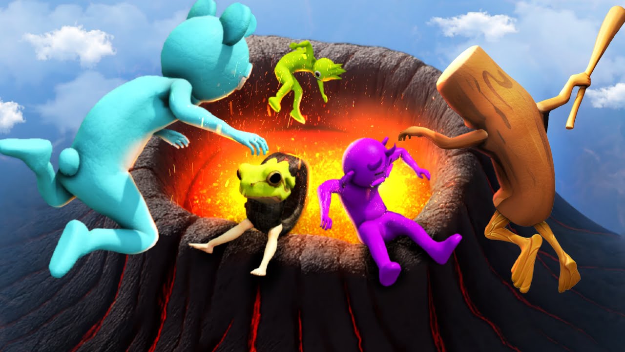 Tralalelo Tralala and Incredibox Sprunki Club Volcano Ragdolling and Testing in GTA 5