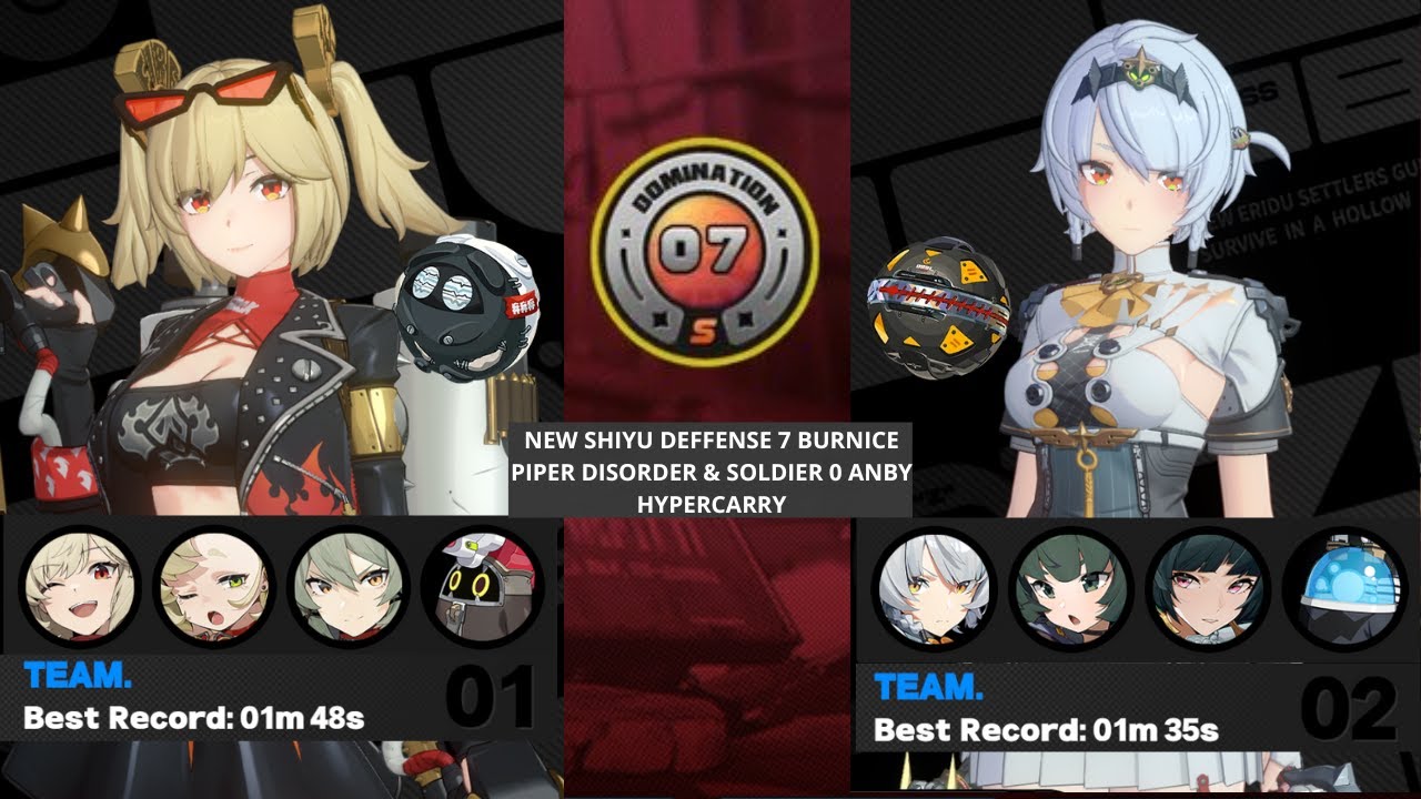 NEW SHIYU DEFFENSE 7 | PIPER BURNICE WEEP GEMINI & SOLDIER 0 - ANBY BRIMSTONE HYPERCARRY