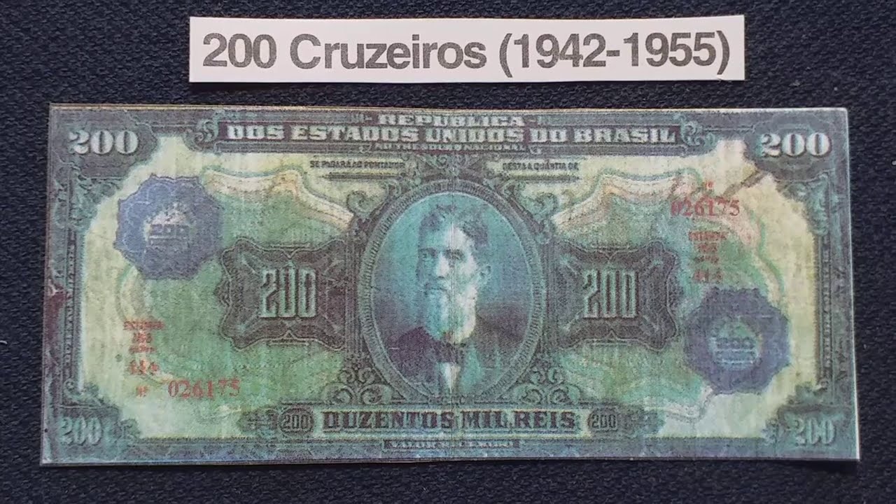 VALE OURO!🥇 1a cédula de 200 cruzeiros usada vale 15 mil REAIS