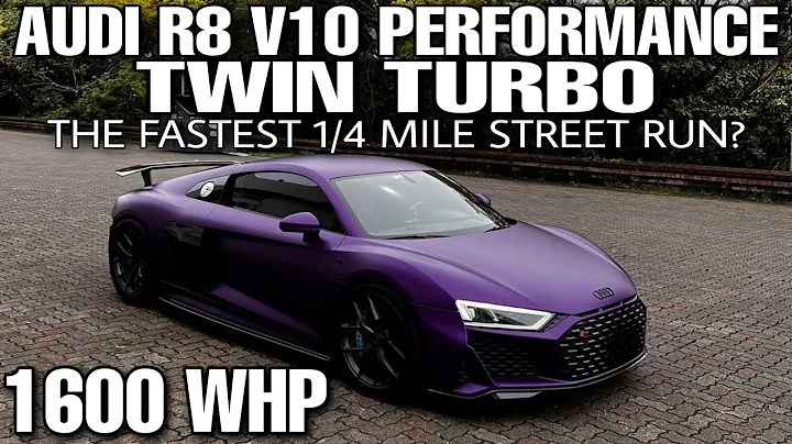 1600WHP Audi R8 V10 Performance TWIN TURBO | INSANE from 0-284 Km/h | 0-176 mph