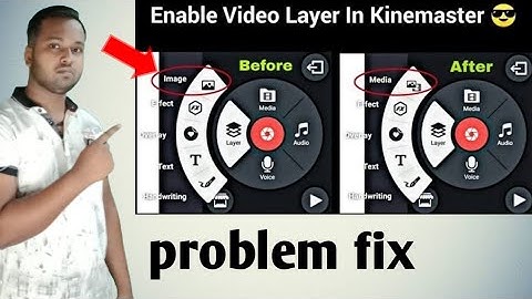 kinemaster layer media option problem fix | kinemaster layer media option not showing problem fix