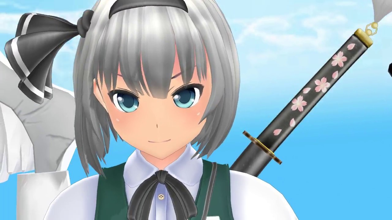 【東方MMD】アールビット式妖夢で『ELECT』 - YouTube