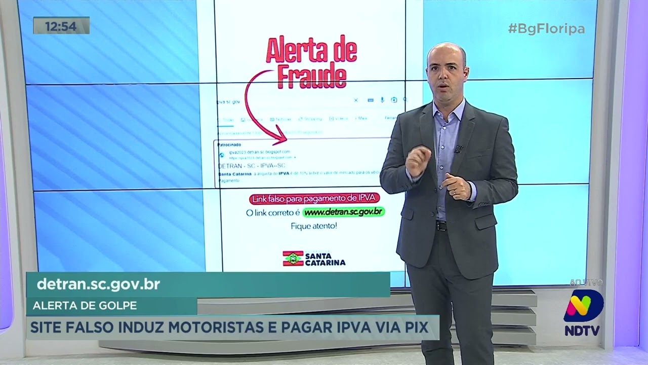 Site falso do Detran induz motoristas e pagar IPVA via pix