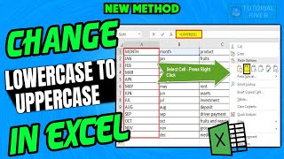 How to Change Lowercase to Uppercase in Excel ( Step-by-Step )