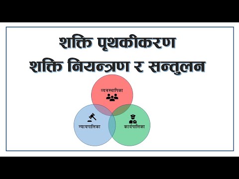 Theory of power separation || Theory of Power Balance || शक्ति पृथकीकरण र सन्तुलन By: Loksewa Sopan