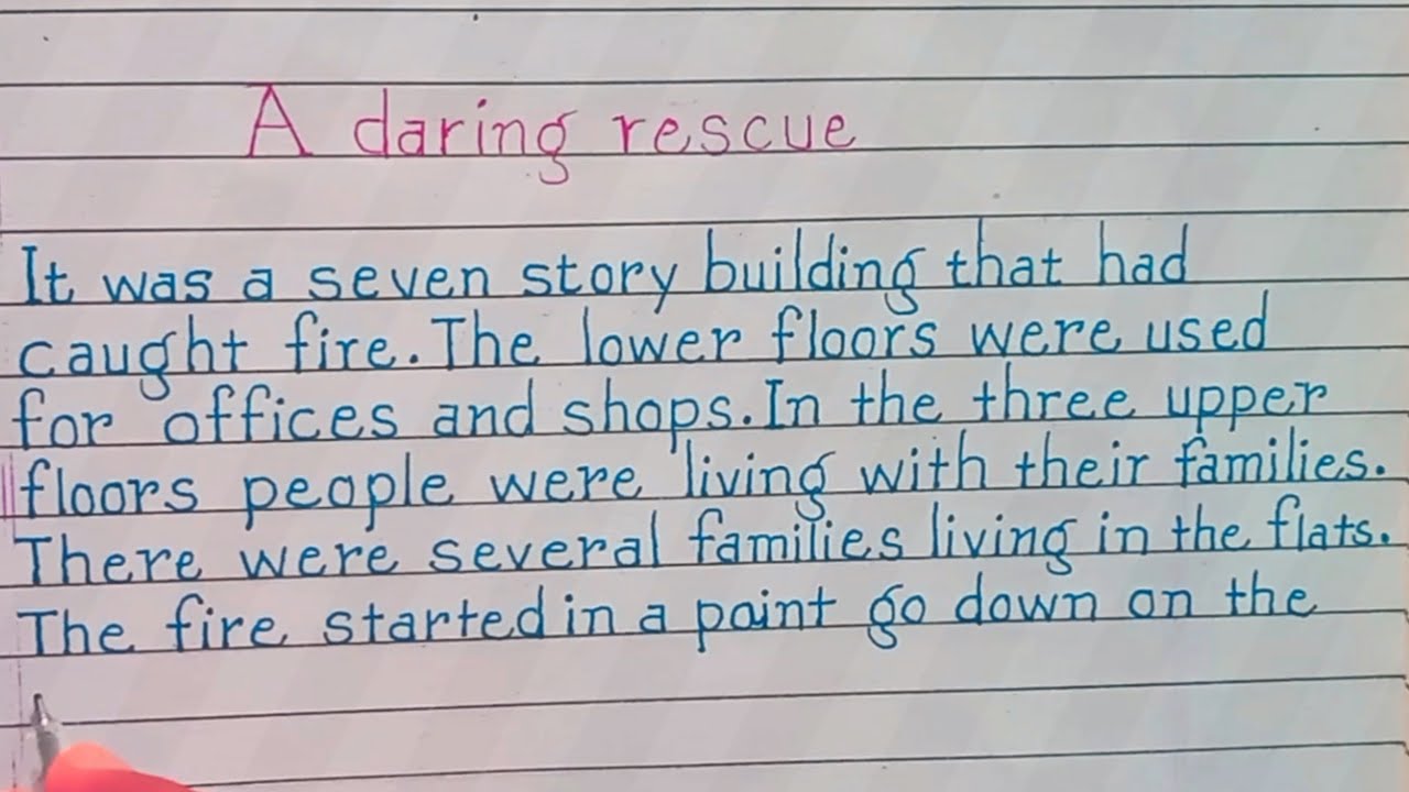 amazing rescue essay