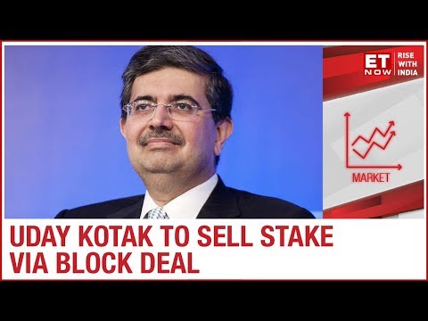Uday Kotak to sell stake in Kotak Mahindra Bank for 6,800 crore via block deal