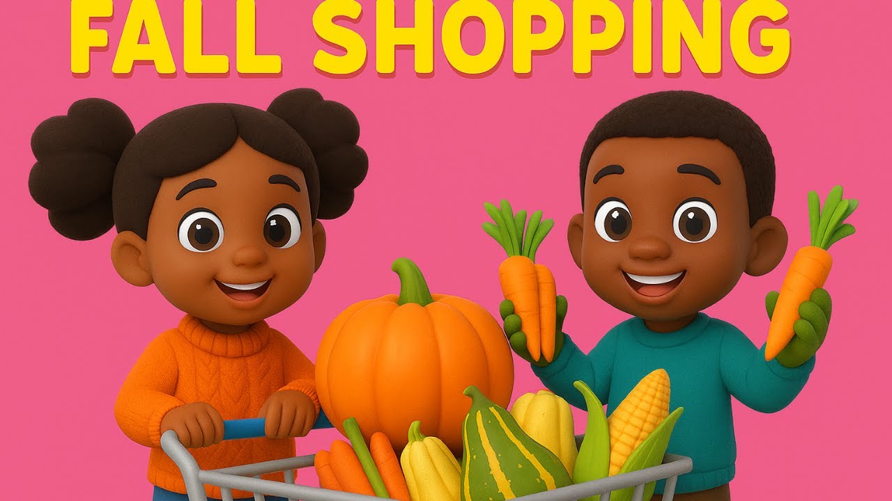 Fall Shopping Fun For Kids | Kids Learning Classroom - YouTube