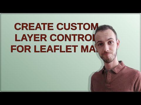 Create custom layer control for Leaflet map