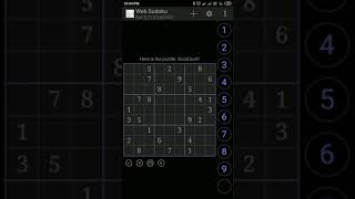 Websudoku- Evil level sudoku solved in 265 sec!