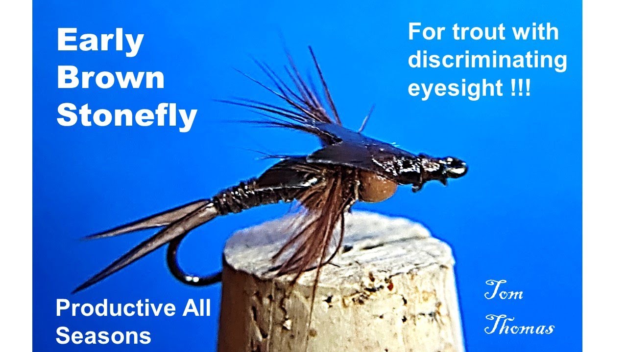 Tying the Early Brown Stonefly Nymph - Live Action & Integrated Bead Design  