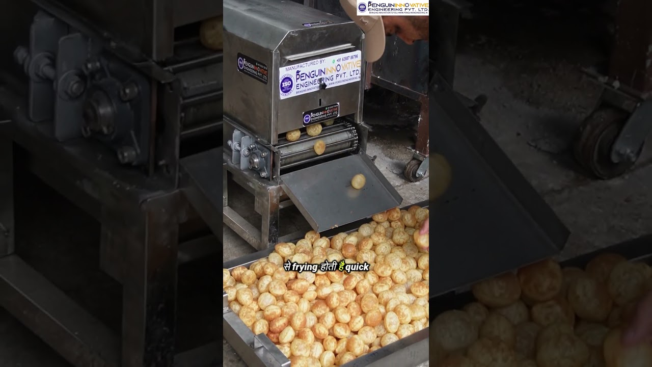 Automatic Panipuri Fryer Machine | Food Business Ideas 2025