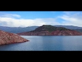 Norak, Tajikistan, Blue Sea Timelapse and Aerial Video. Нурекское водохранилище аэросъемка.