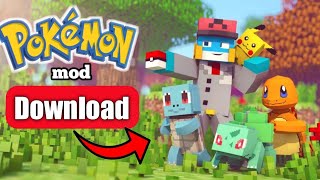 Minecraft Pokemon mod download | How to download pixelmon | Pokemon addon mcpe screenshot 4