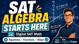 Digital SAT Algebra Explained | Equations, Functions, Slope & Linear Relationships