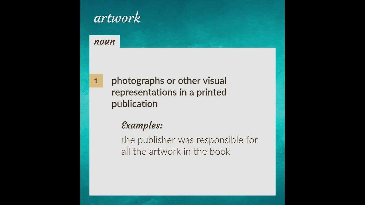 Artwork meaning of Artwork YouTube