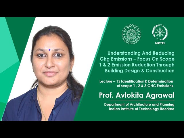 Lecture 13- Identification and Determination of Scope 1,2 and 3 GHG Emissions