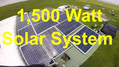 Off The Grid Living - 1,500 Watt Solar System - Upgrade - 12v System 80 Amps