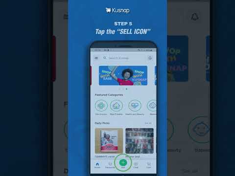 How to Sell on Kusnap Mobile App